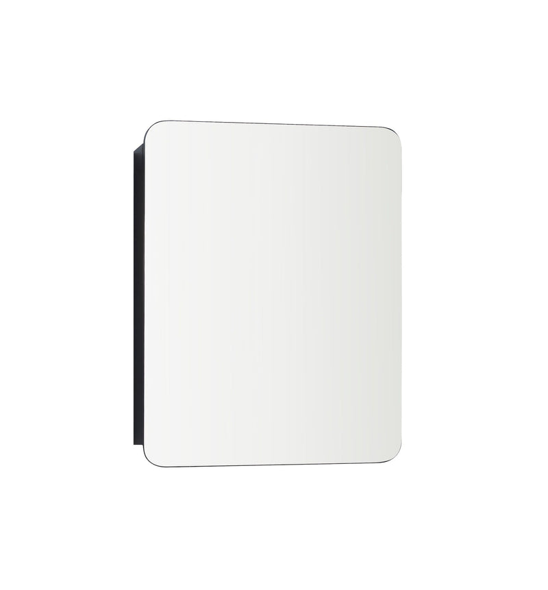 Framed Medicine Cabinet, Black, 20-in x 26-in J2816