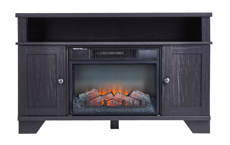 Hamilton Electric Fireplace TV Stand, 44.5-in, 1500W, Brown Cappucino Q7372