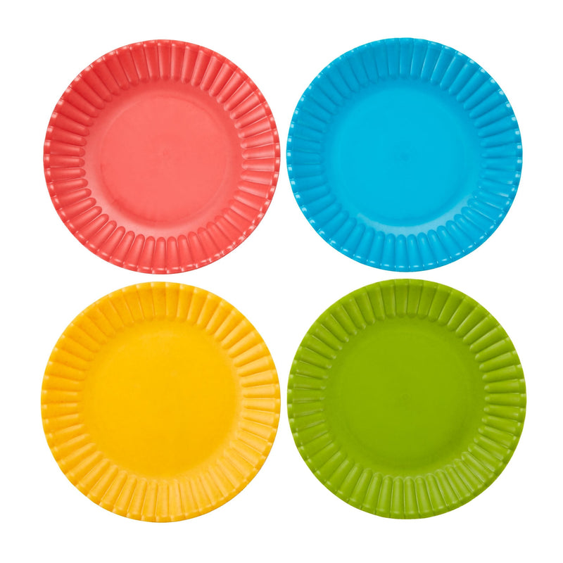 Outdoor Sustainable Dinner Plates, 4-pk, Assorted A2192
