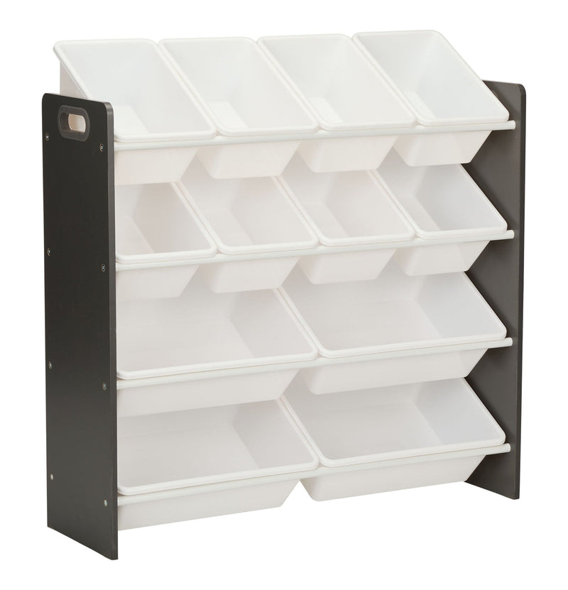 Stain & Rust Resistant Sturdy 12-Bin Organizer, Grey T6659