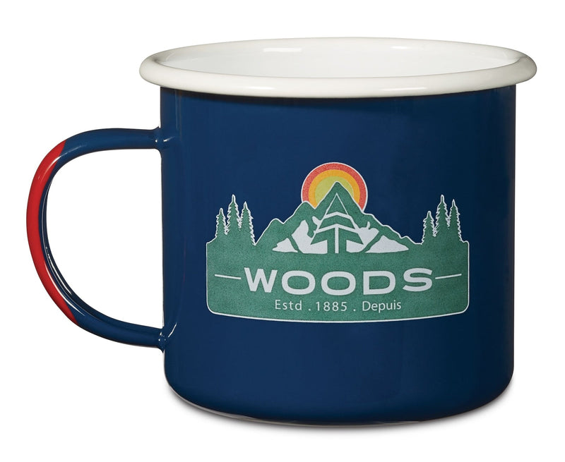 Forest Enamel Camping Mugs, Assorted Designs I6767