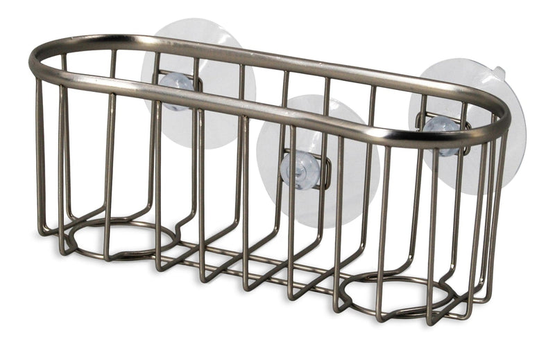 Chrome Sponge & Dishwand Holder / Caddy M6408