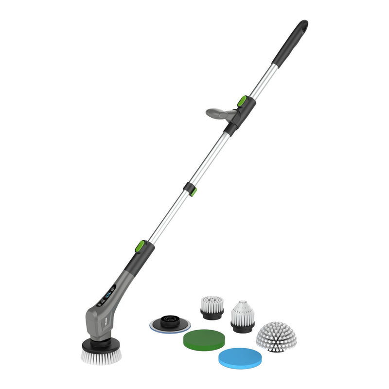 Cordless Electric Spin Scrubber, Includes 7 Accessories V0784