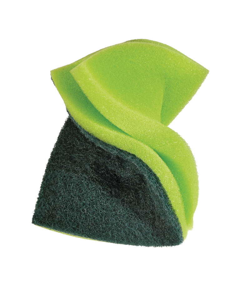 Heavy-Duty Dual Side Scrub Sponge & Pad, 6-pk V7170
