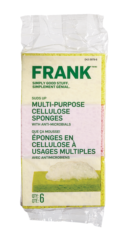 Multi-Purpose Cellulose Sponge, 6-pk W7866