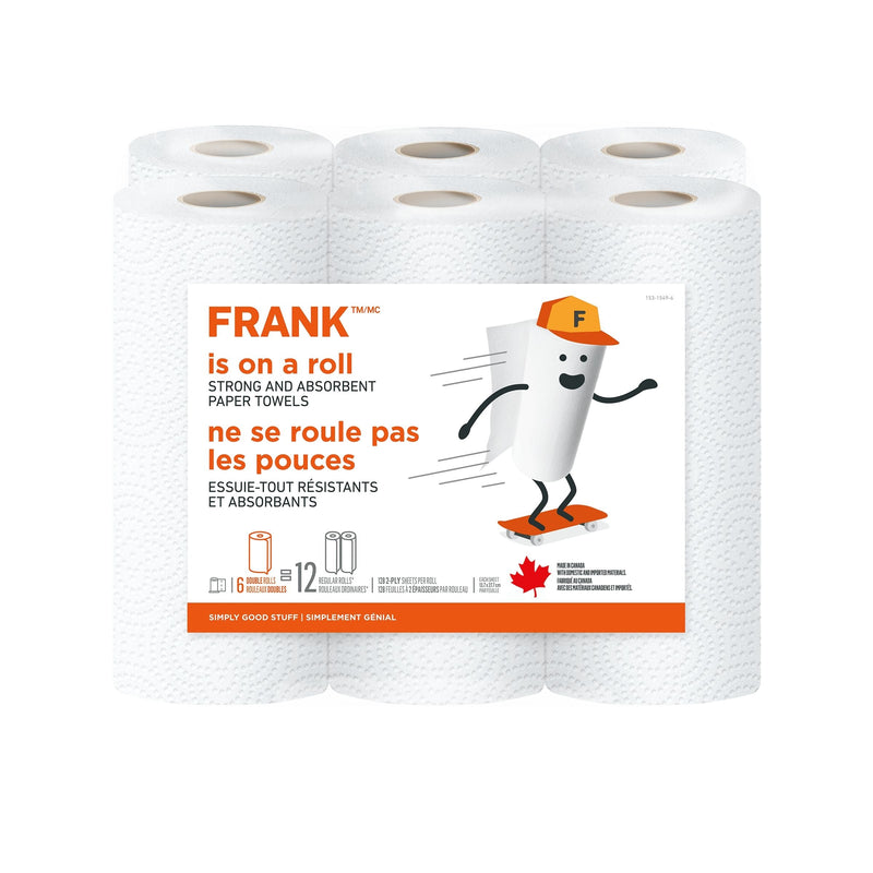 Paper Towel, 2-ply, 6-pk, Adjustable Tear Size K1530