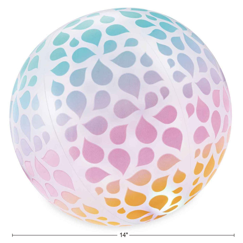 Fun Glow Beach Ball, LED Lights, Ages 9+ G0218