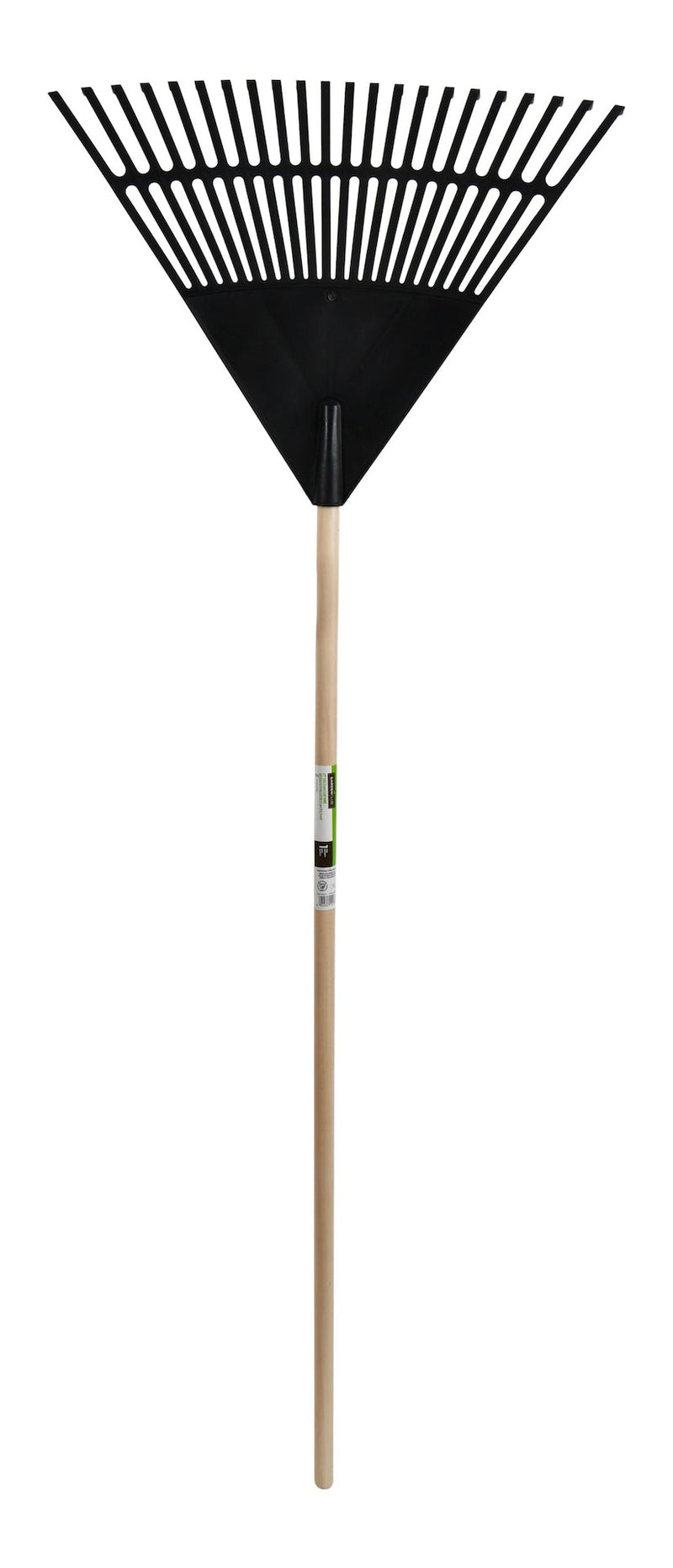 22-in Wide Poly 22-Tine Leaf Rake, 59-in Hardwood Shaft O9219