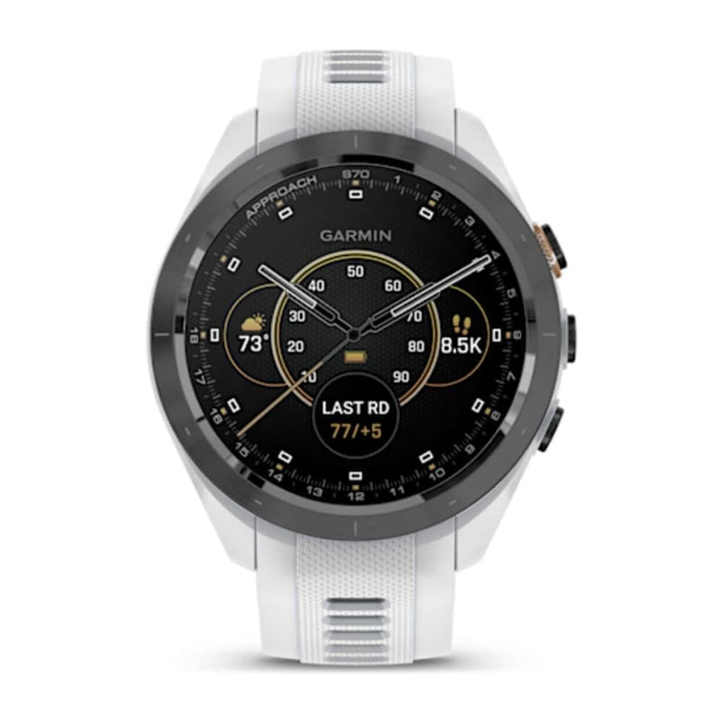Approach S70 GPS Golf Watch, White A2032