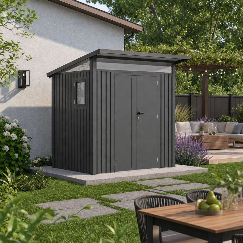 Arvada Metal Shed, Dark Grey N7411