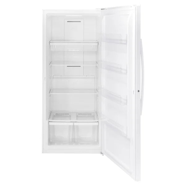 GE 21.3 cu. ft. White Upright Freezer with Exterior Adjustable Temperature Control Q9754