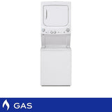 GE White 27 in. 4.4 cu. ft. Washer and 5.9 cu. ft. Dryer Laundry Centre
