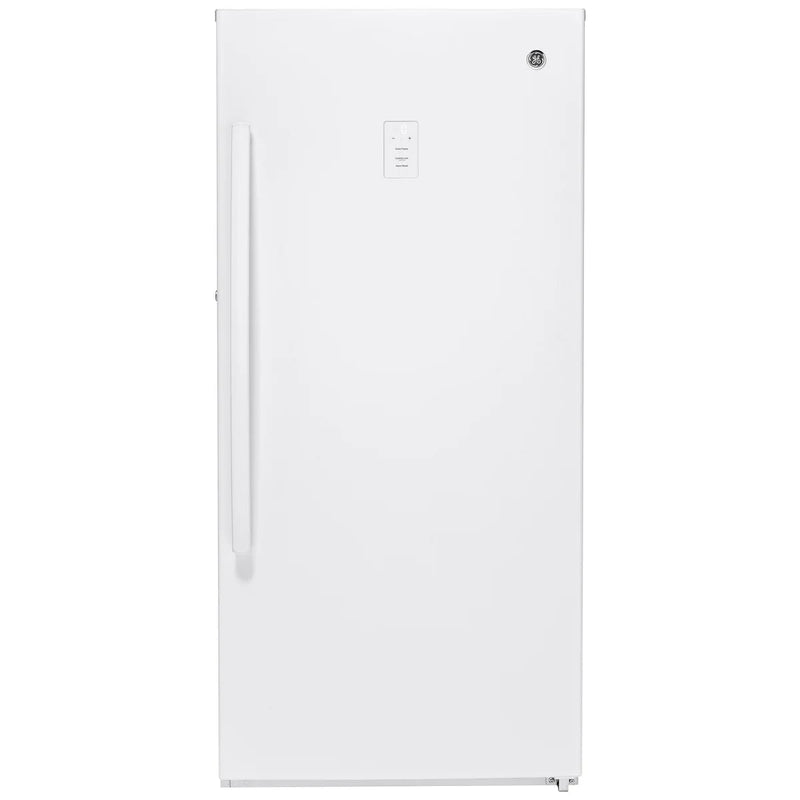 GE White 29 in 14.1 cu. ft. Frost-free Upright Freezer C9391