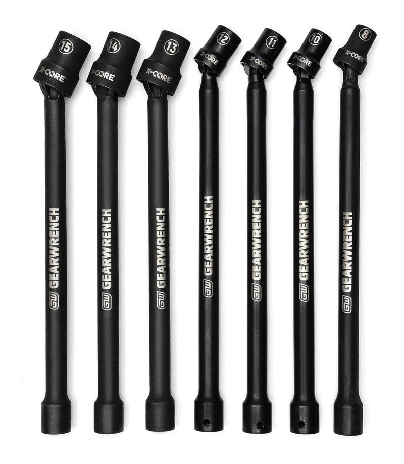 3/8-in Drive Impact Extension Socket Set, 7-pc, 3/8-in, Metric W9585