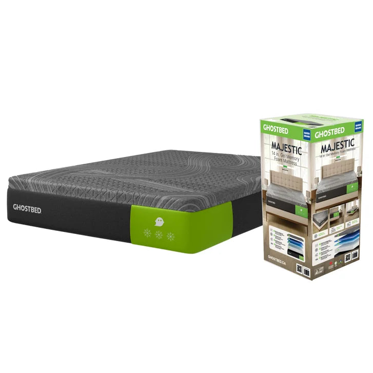 GhostBed Majestic 35.6 cm (14 in.) Mattress with Cooling Gel Memory Foam J9731