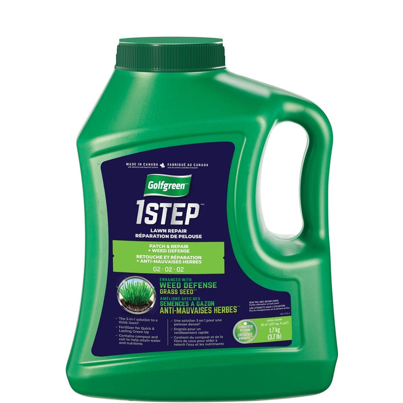 1-Step Patch & Repair + Weed Defense 02-02-02 Grass Seed, 1.7-kg W8037