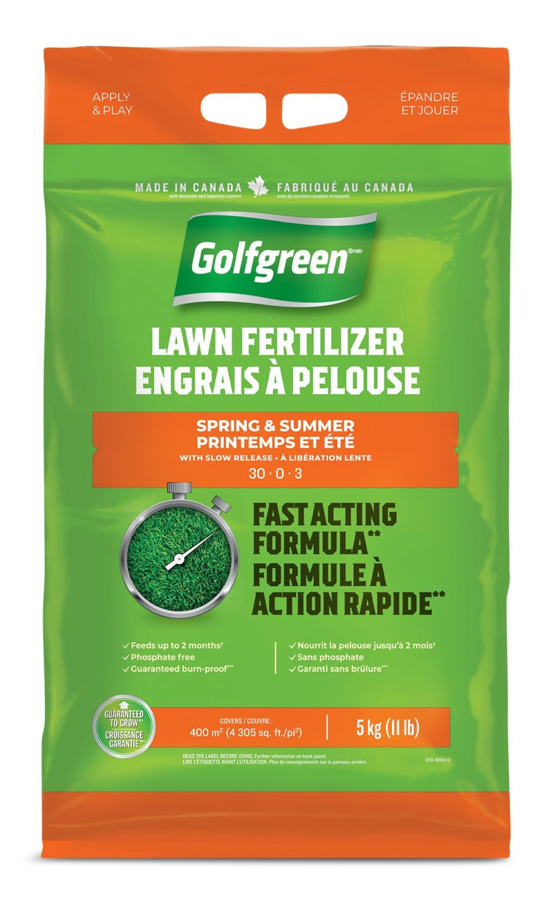 Lawn Fertilizer, 30-0-3, 5-kg K2490