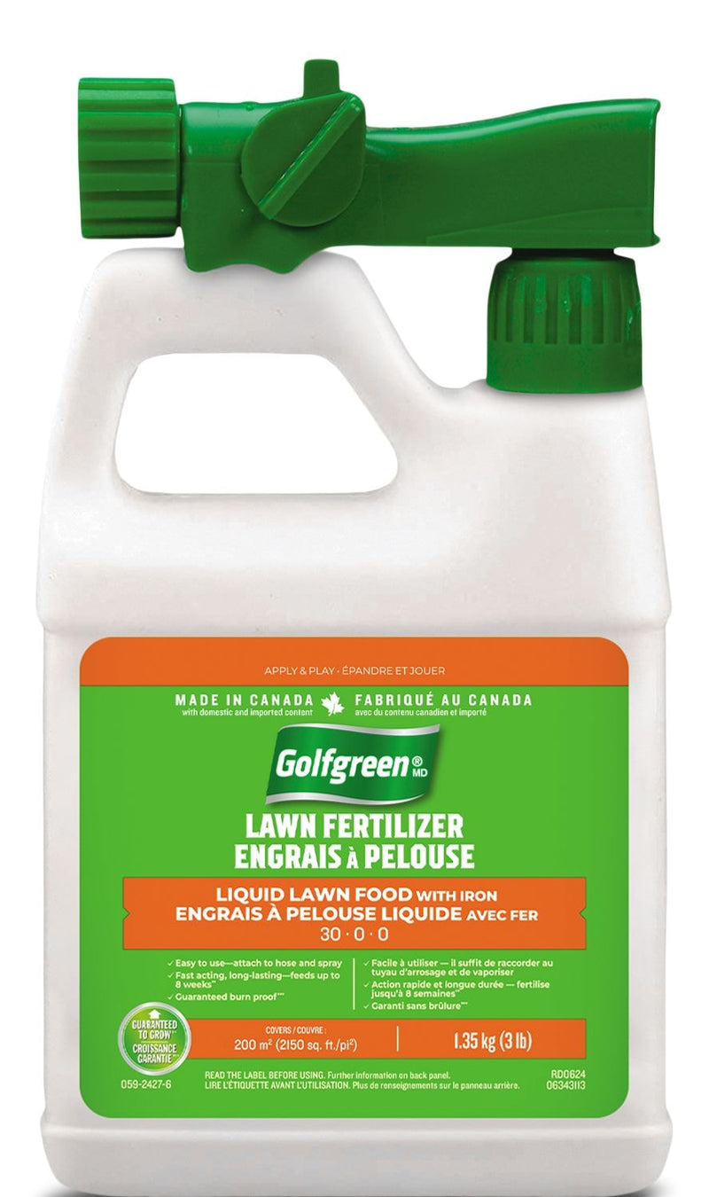 Liquid Lawn Fertilizer, 30-0-0, 1.35-kg L2523