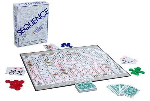 Sequence Family Strategy Board Game, Ages 7+ N2979
