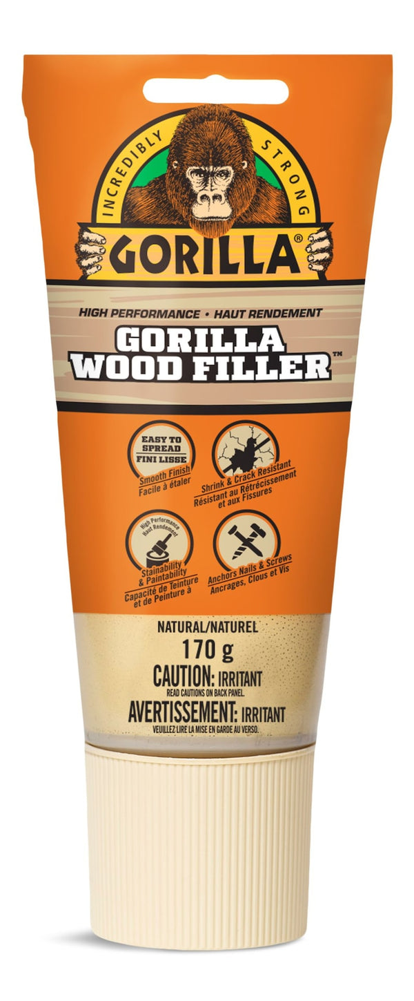 Glue Interior/Exterior Wood Filler, For Cracks, Gouges & Holes, 6-oz Tube Z3775