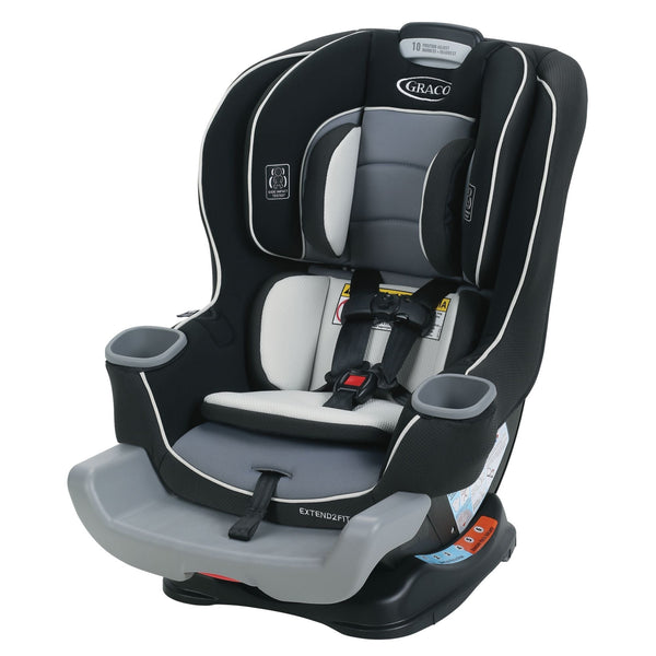 Extend2Fit Convertible Car Seat – Safely Grows with Child from Rear-Facing to Forward-Facing, 1.8-30 kg (4-65 lb), Gotham L5791