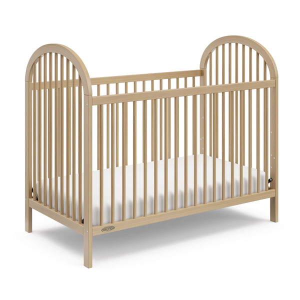 Olivia 3-In-1 Driftwood Convertible Crib with Adjustable Base X3229