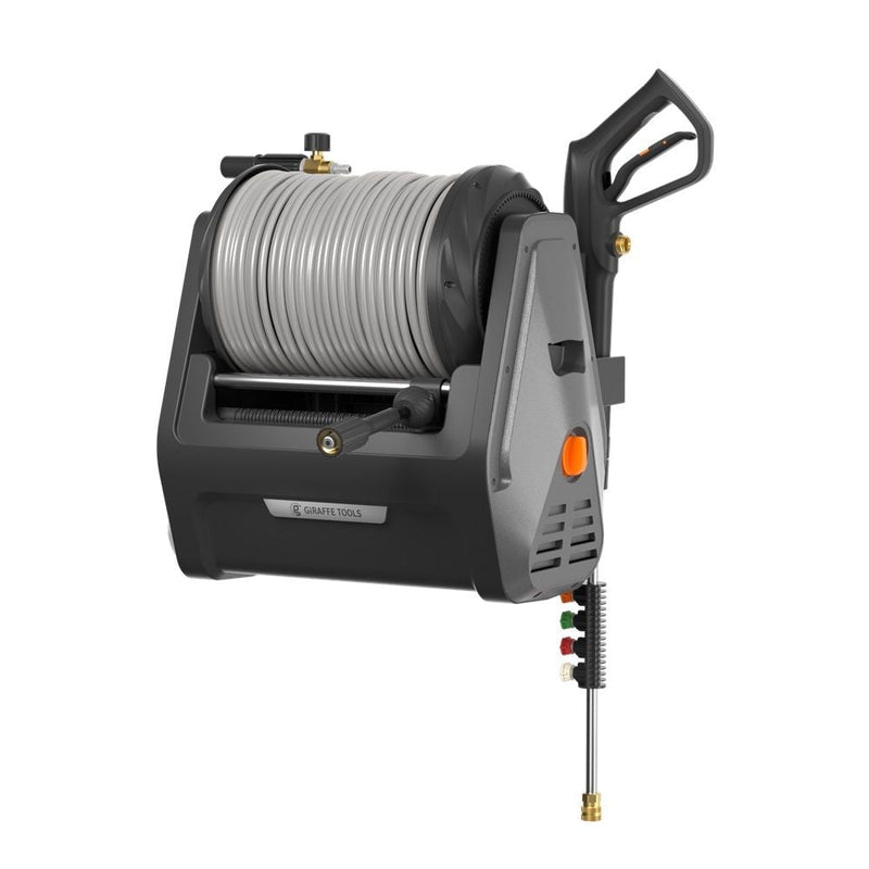 Grandfalls Pressure Washer 2100 PSI,with 100ft retractable soft hose O7314