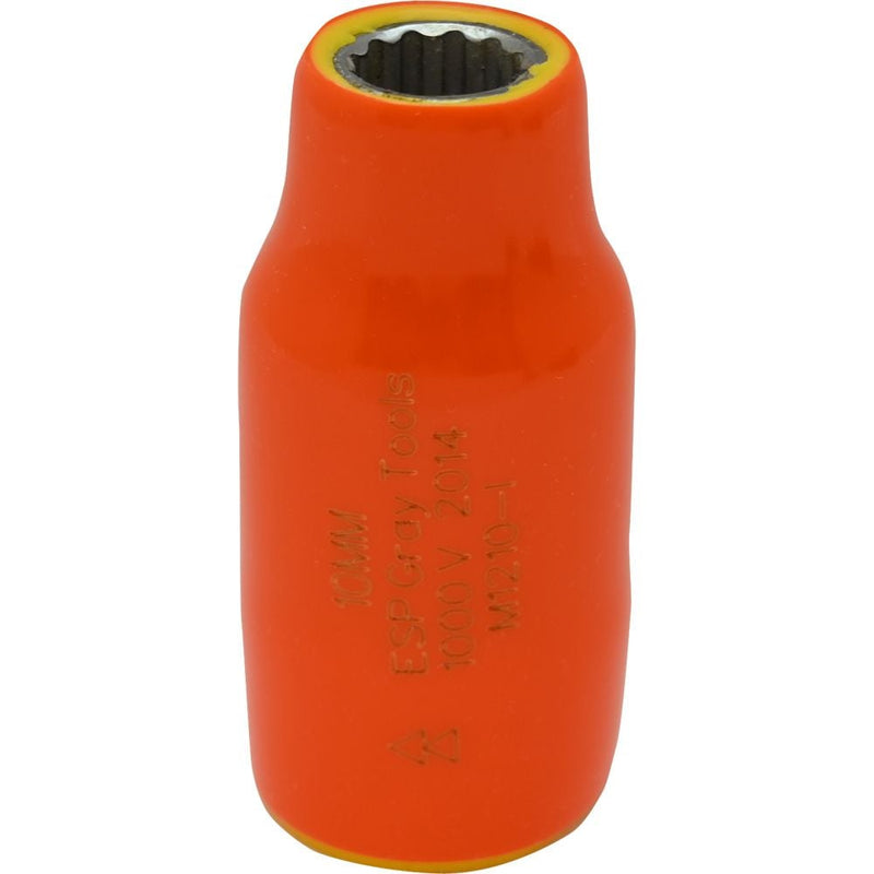 1/2-in Drive Standard Length Socket, Assorted Sizes, Metric, 12 Point, 1000V Insulated T5507