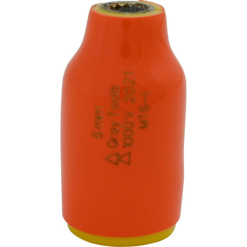 3/8-in Drive Standard Length Socket, Assorted Sizes, 12 Point, 1000V Insulated F2050