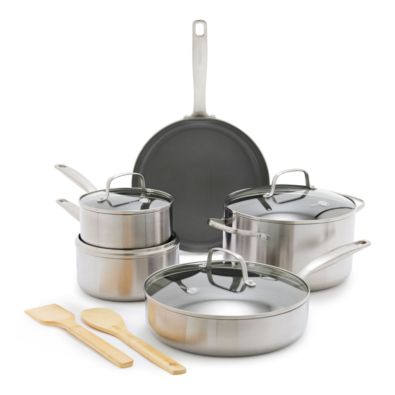 Chatham Stainless Steel Ceramic Cookware Set, 11-pc T8663