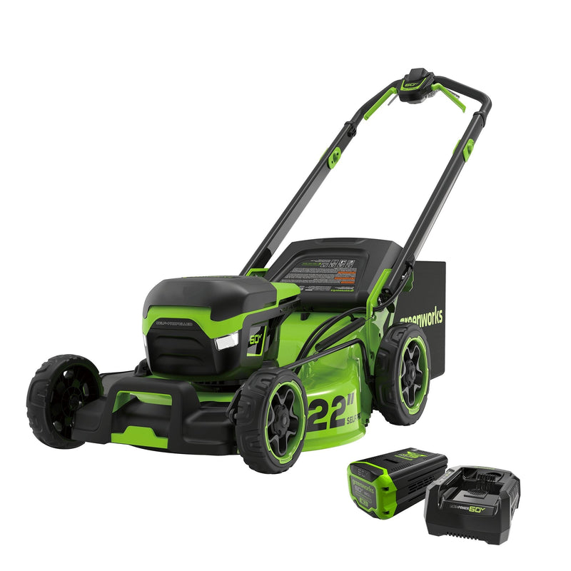 22-in 60V Self-Propelled Mower with 1 x 8.0Ah Battery and 6A Charger N5622