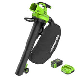 60V 520 CFM/240 MPH Blower Vacuum with 4Ah Battery