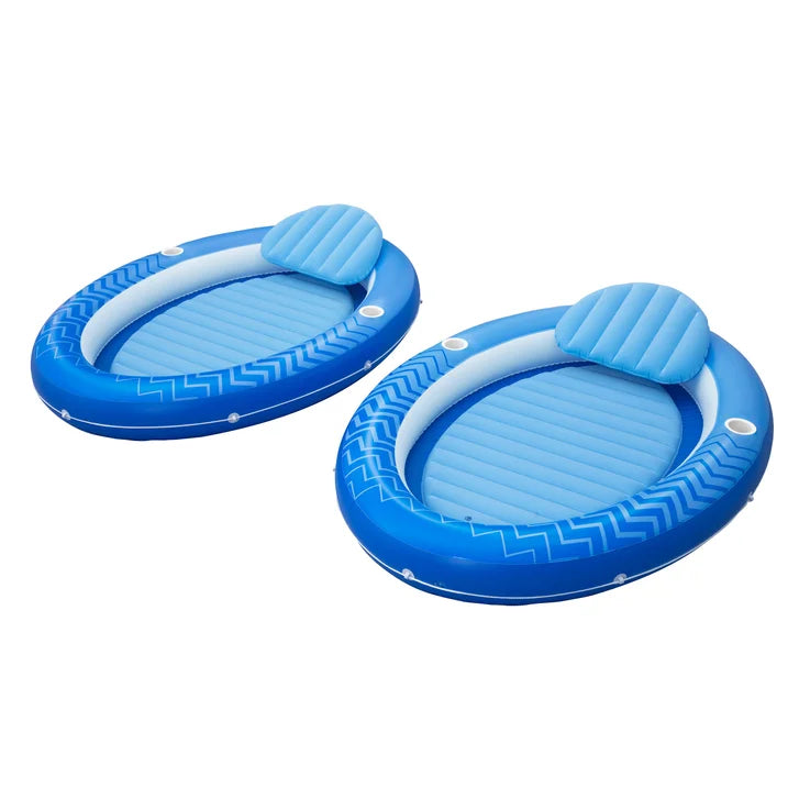 Comfort Plush Cover Lounge Float, 2 pack L0843