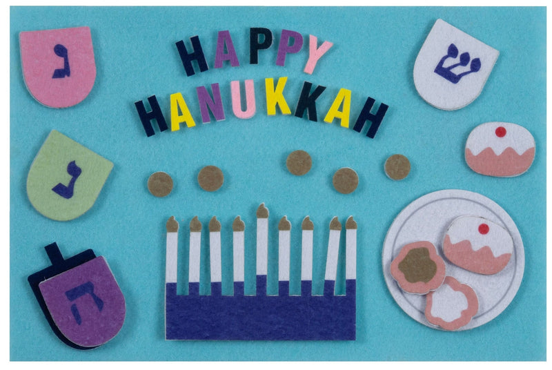 "Happy Hanukkah" Felt Interactive Activity Play Board Kit, 30-pc, for Hanukkah S2823