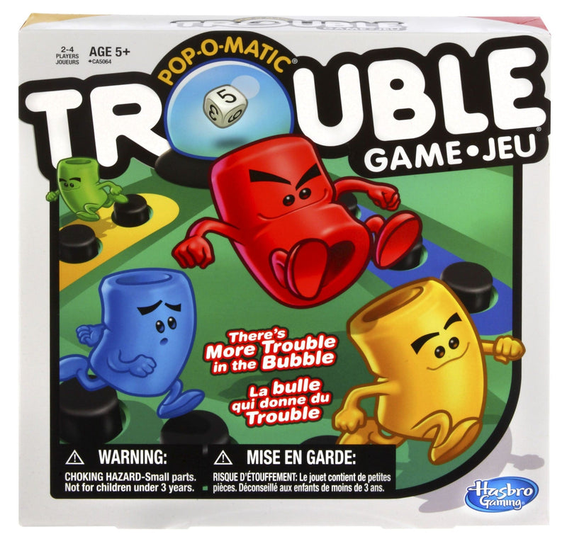 Trouble Board Game Set for Kids, Ages 5+ V2954