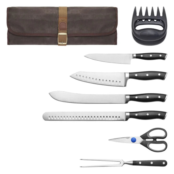 Forged Accent Knife Roll Set, 9-piece R7580
