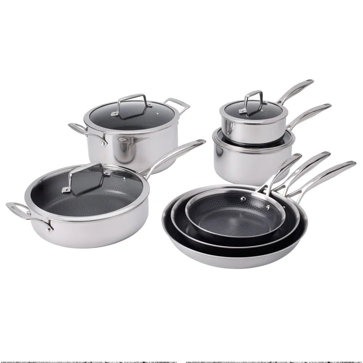 Paradigm Hybrid Ceramic Non-Stick Tri-ply Clad Cookware Set, 11-piece D4511