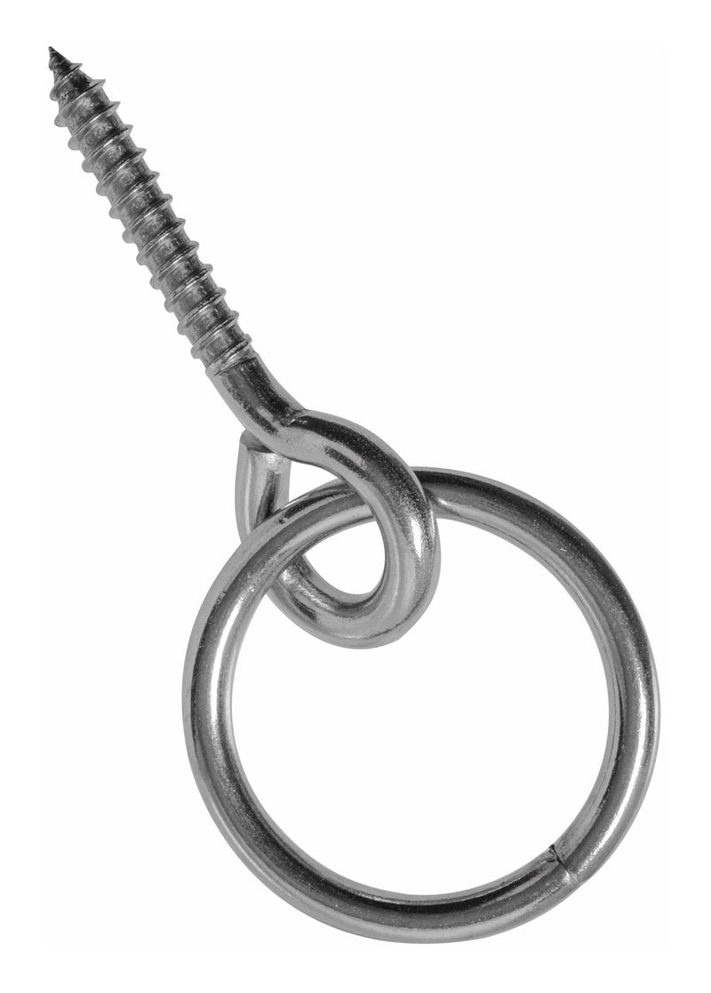 Zinc-Plated Lag Hitch Ring U7685