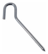 Zinc-Plated Lag Screw Clothesline Hook