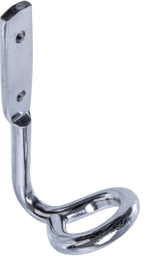 Zinc-Plated Light Duty Eye Loop Hook, No Pre-Drilling, 4-in X2922