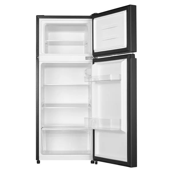 Hisense 19in. 4.4 cu. ft Stainless Steel Look Compact Top Mount Refrigerator D9787