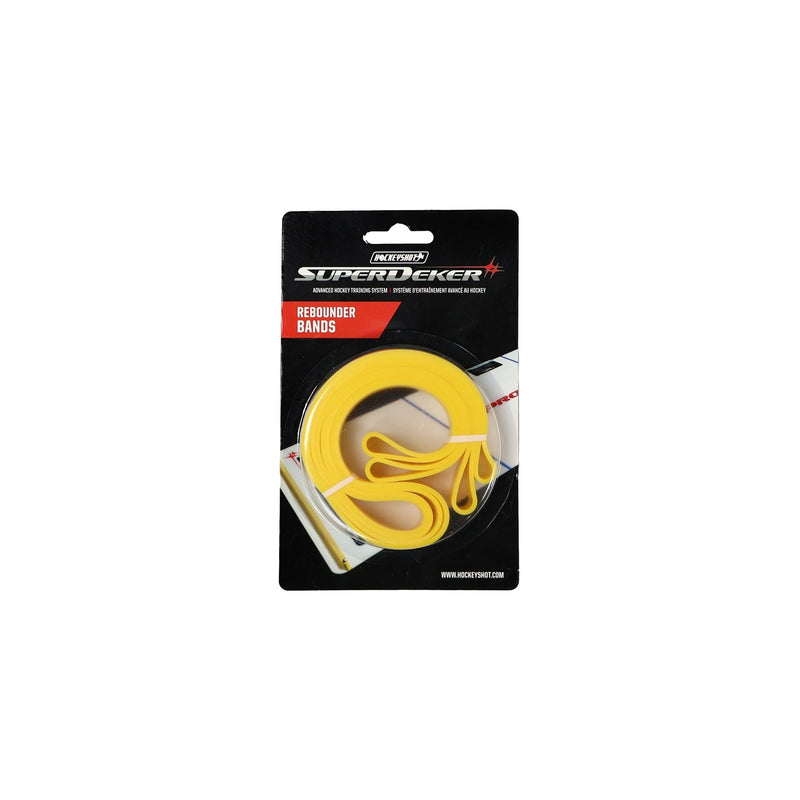Rebounder Silicone Rubber Bands, Yellow, 2-pk F0558