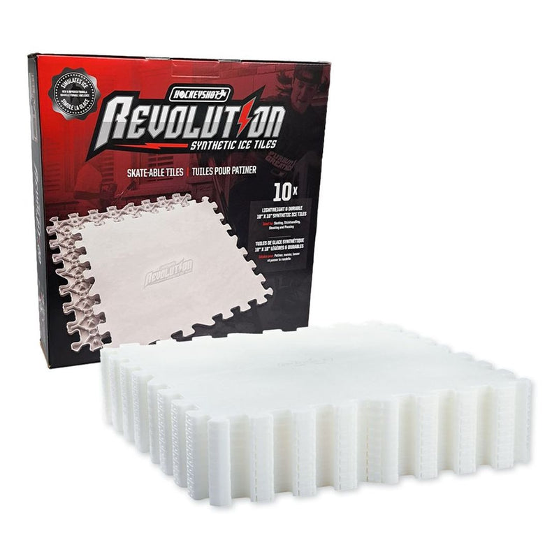Synthetic Ice Revolution Skateable Tiles, 18-in x 18-in, 10-pk I5404