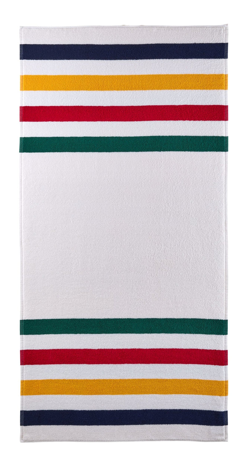 Stripes Beach Towel, Classic Horizontal, Multi-Coloured, 70-in x 40-in W6866