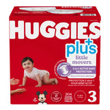 Huggies Little Snugglers Plus Diapers, Sizes 1 - 2
