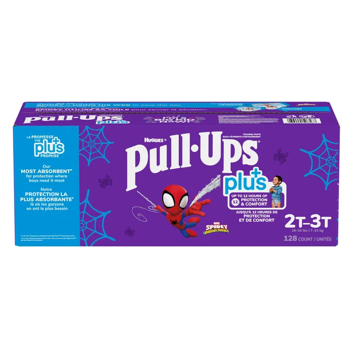 Huggies Pull-Ups Plus Training Pants, 2T - 6T Boy W3297