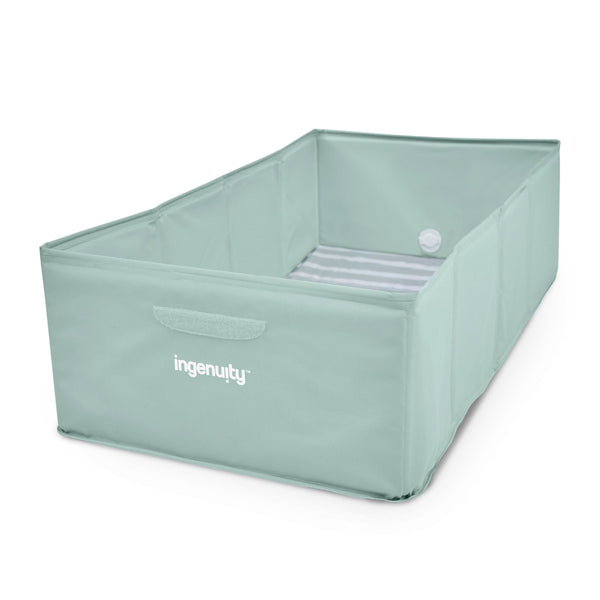 TuckAway Toddler-Friendly Travel Tub, Green A1619