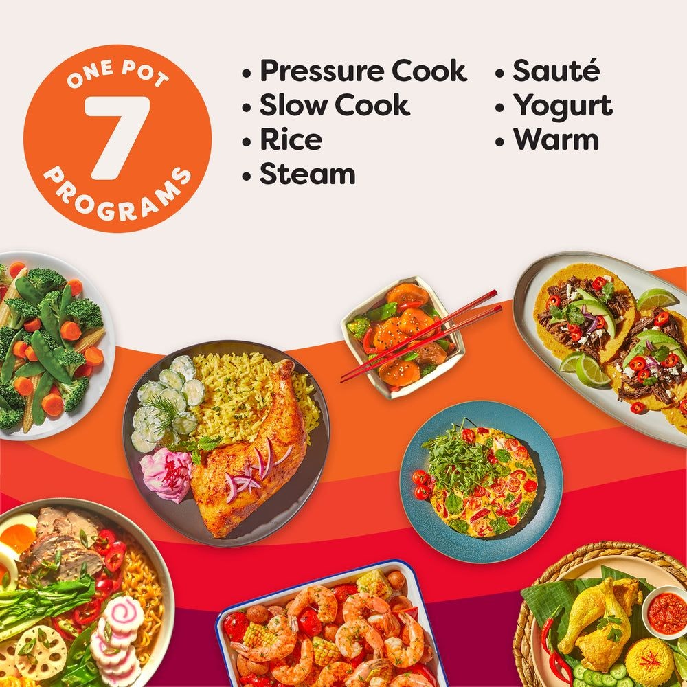 Wide Base Pressure Cooker with Easy Release, 7.5-qt
