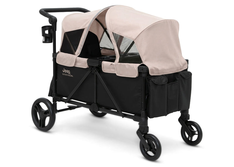 Evolve Stroller Wagon by Delta Children, Black/Tan I0179