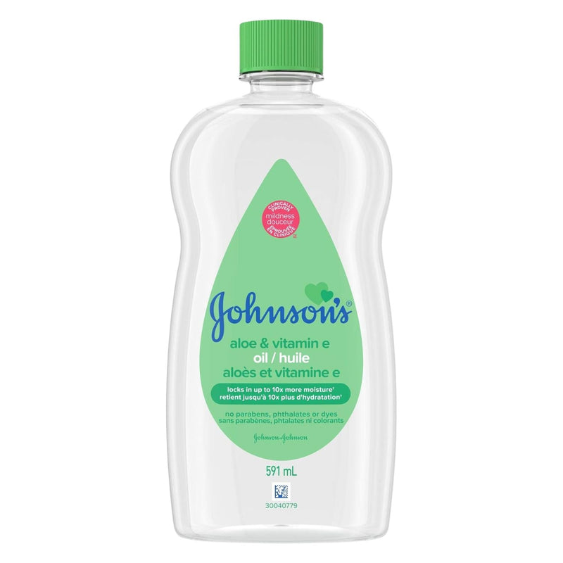 Aloe and Vitamin E Baby Oil, 591-mL J8305